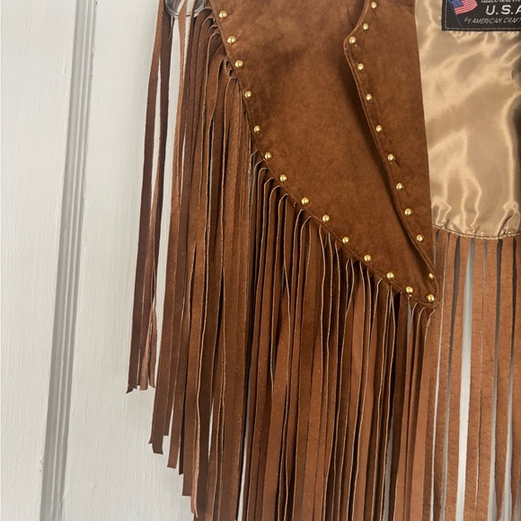 Vintage suede shawl - Picture 2 of 7